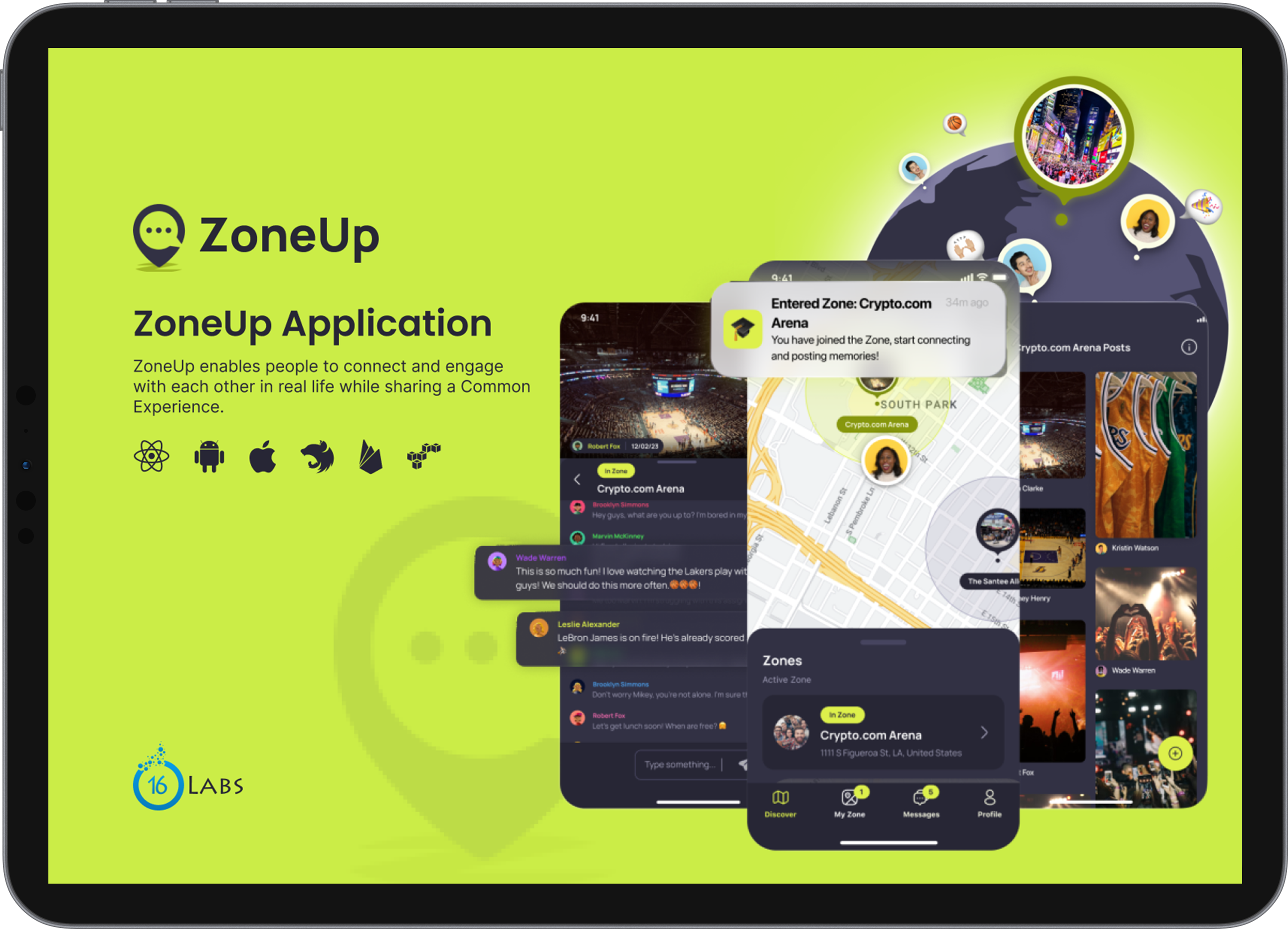 ZoneUp Application