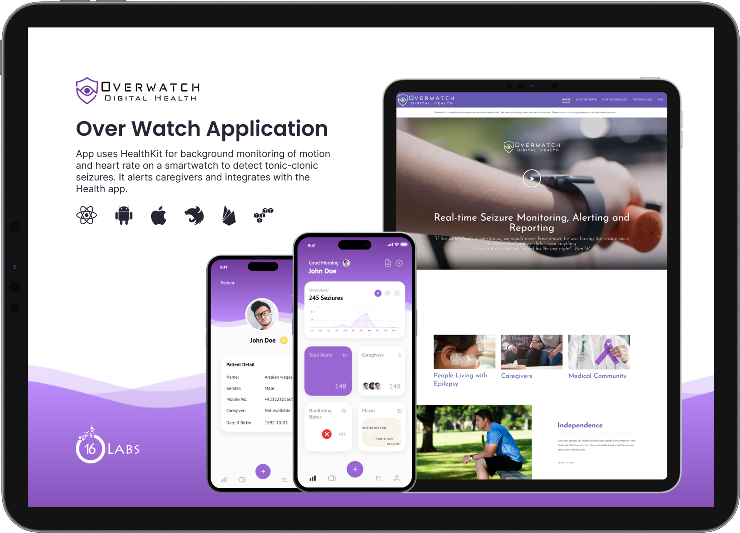 Overwatch Digital Health Application