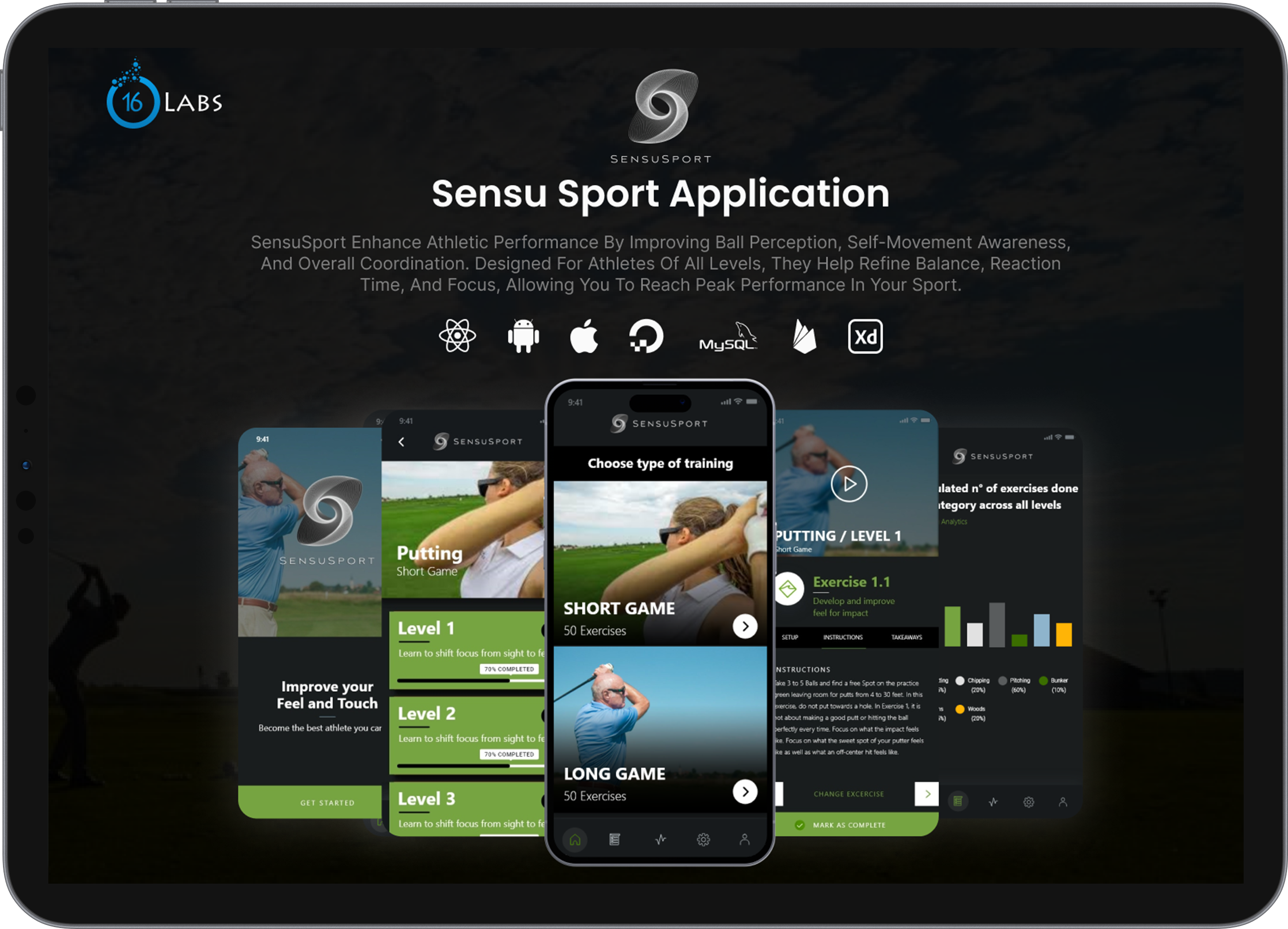 Sensu Sport Application