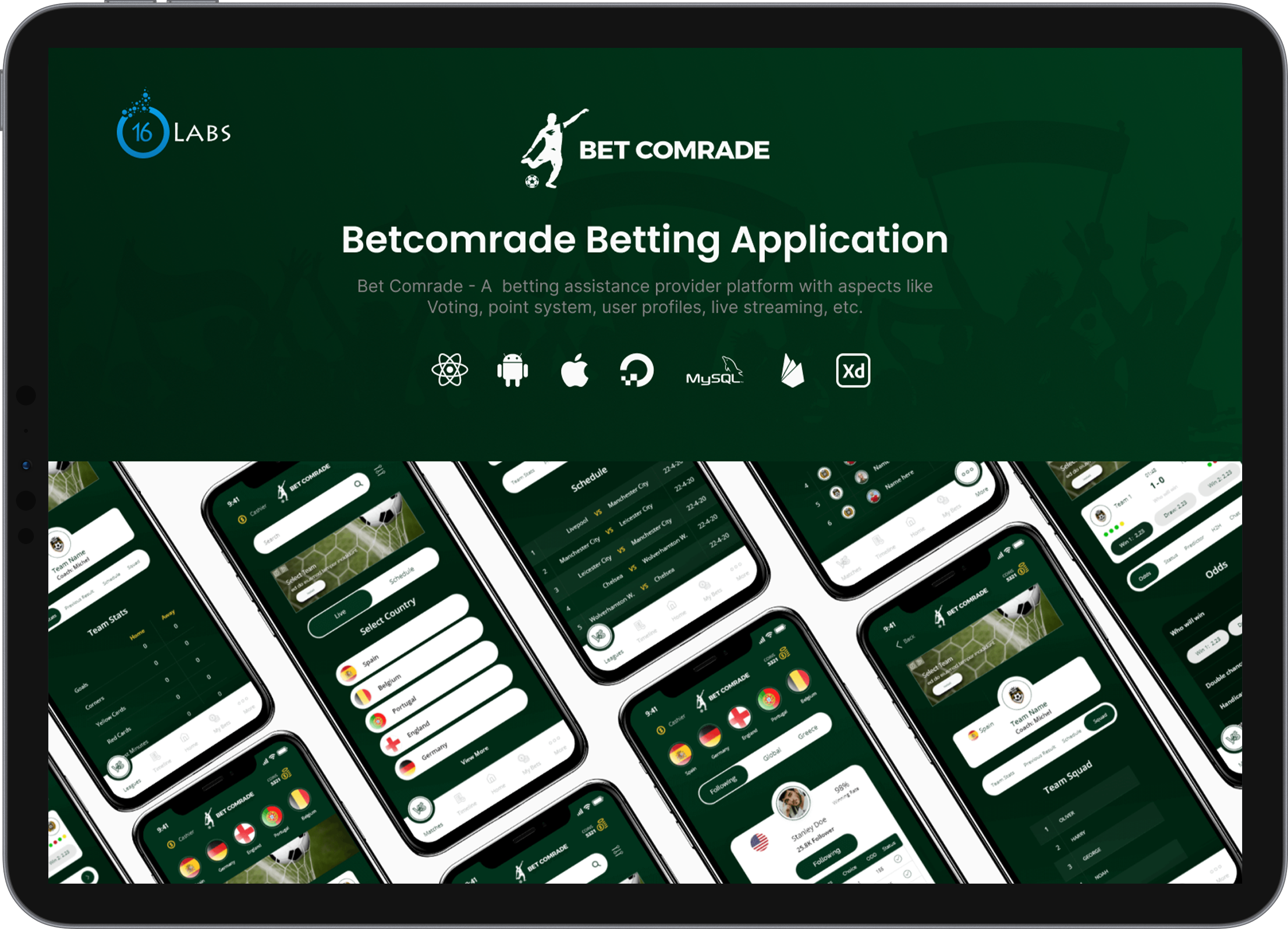 Betcomrade Betting Application