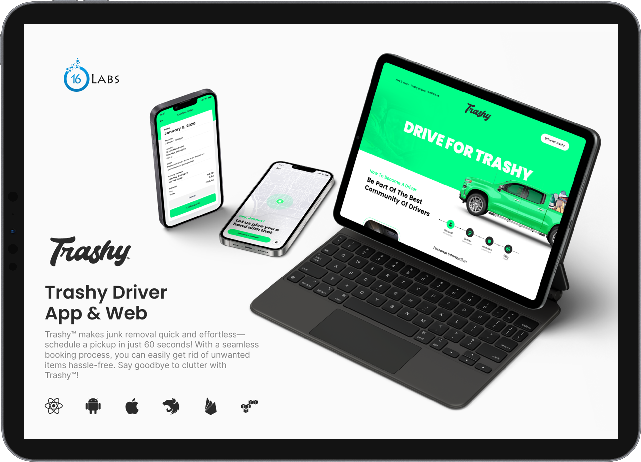 Trashy Driver App and Web